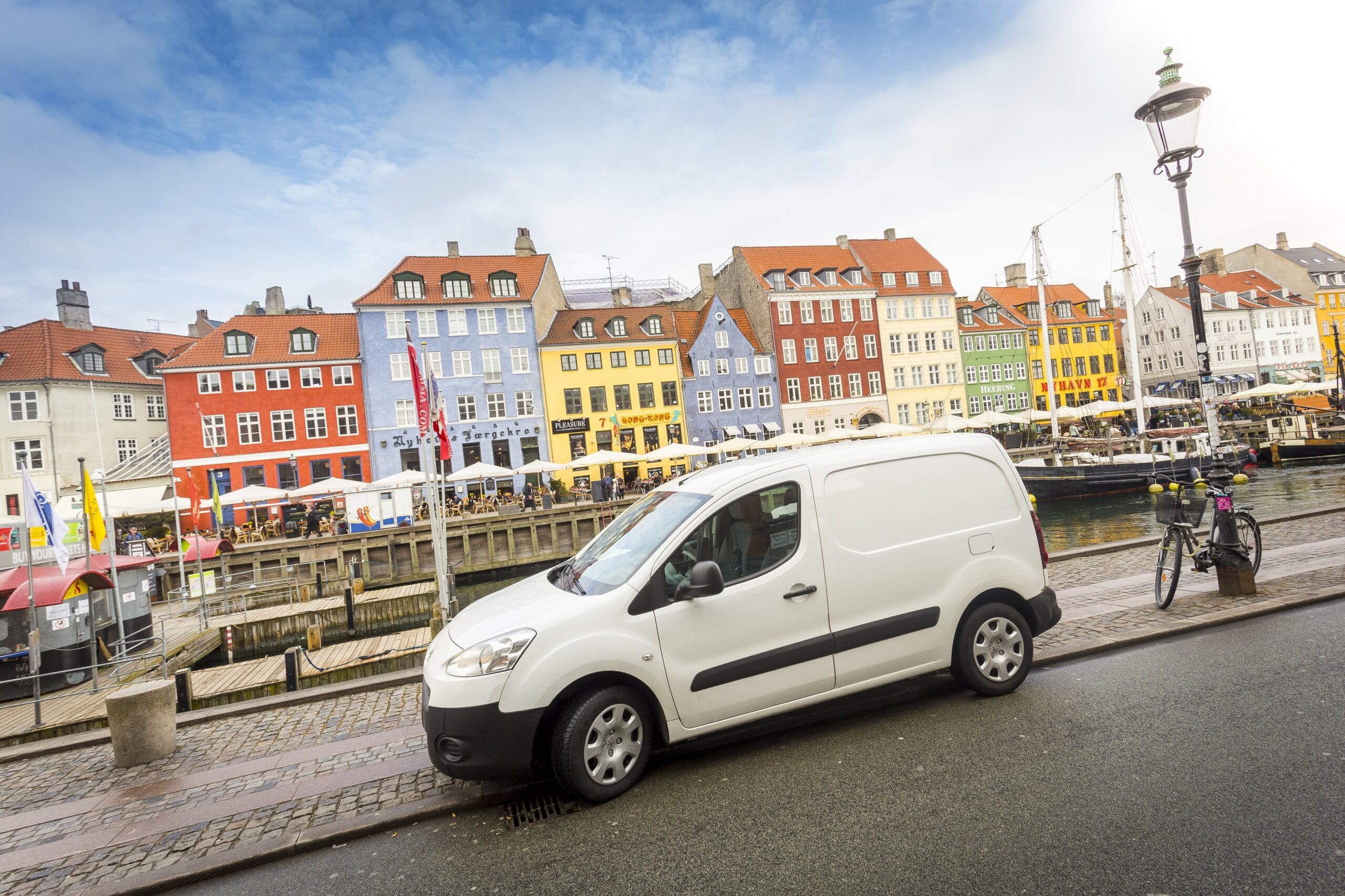 Koerier in Kopenhagen