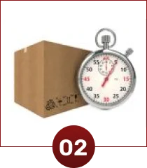 Spoedpakket per koeriersdienst versturen.